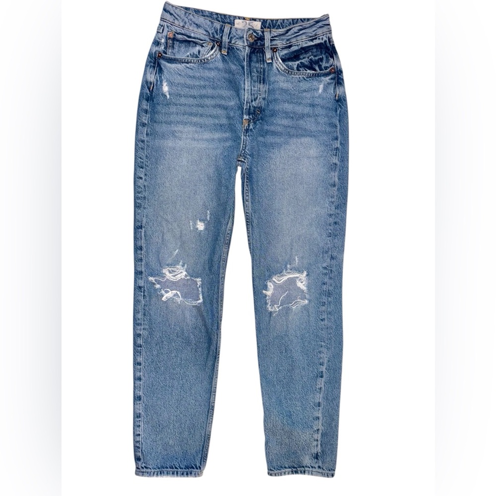We The Free Light Wash Distressed Women's Jeans - Picture 1 of 5